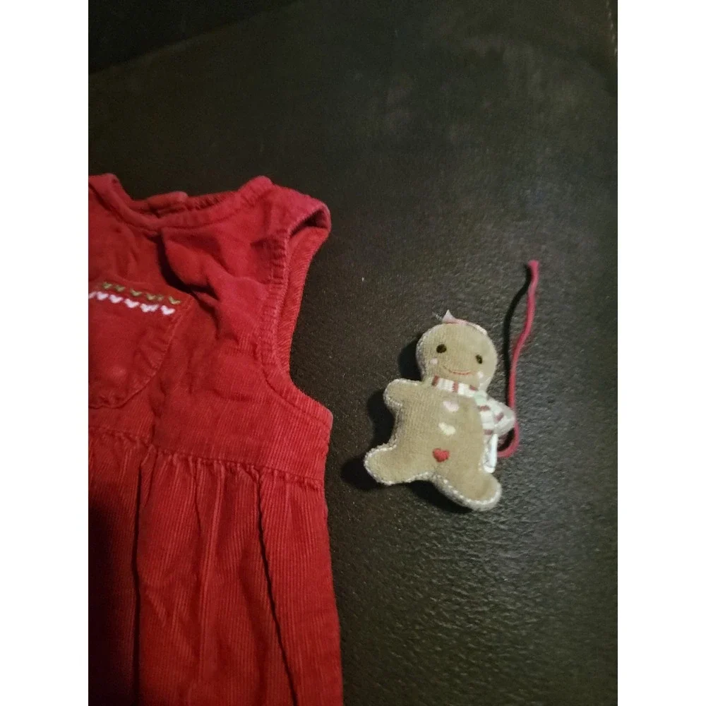 Gymboree layette line gingerbread cookies pocket pal romper 6 12 months‎